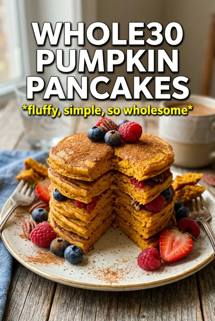 Whole30 Pumpkin Pancakes