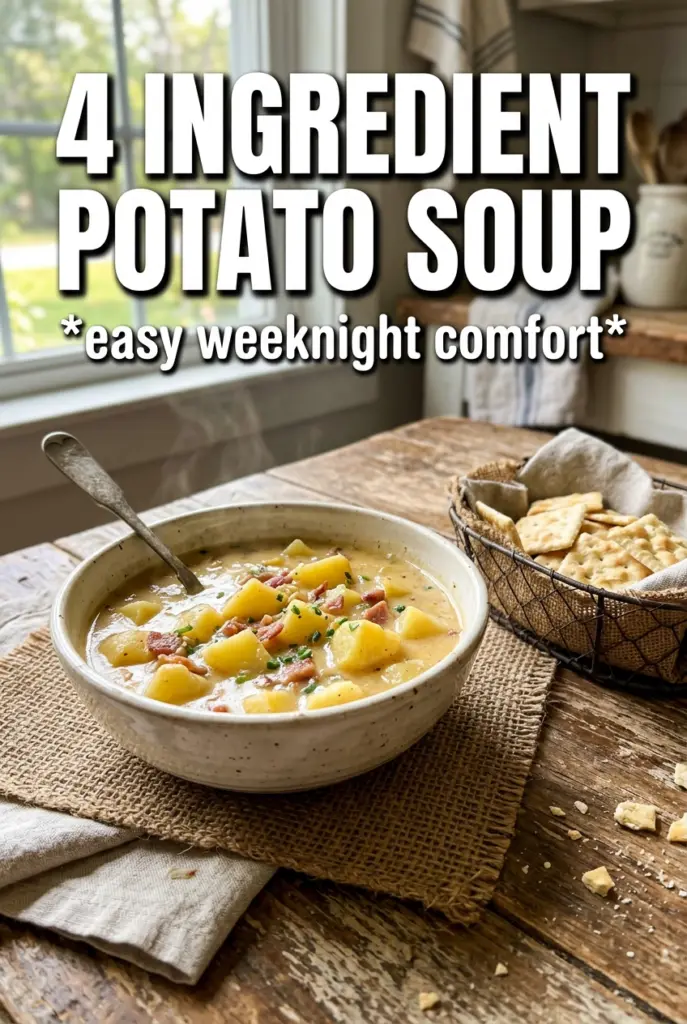 4 Ingredient Potato Soup