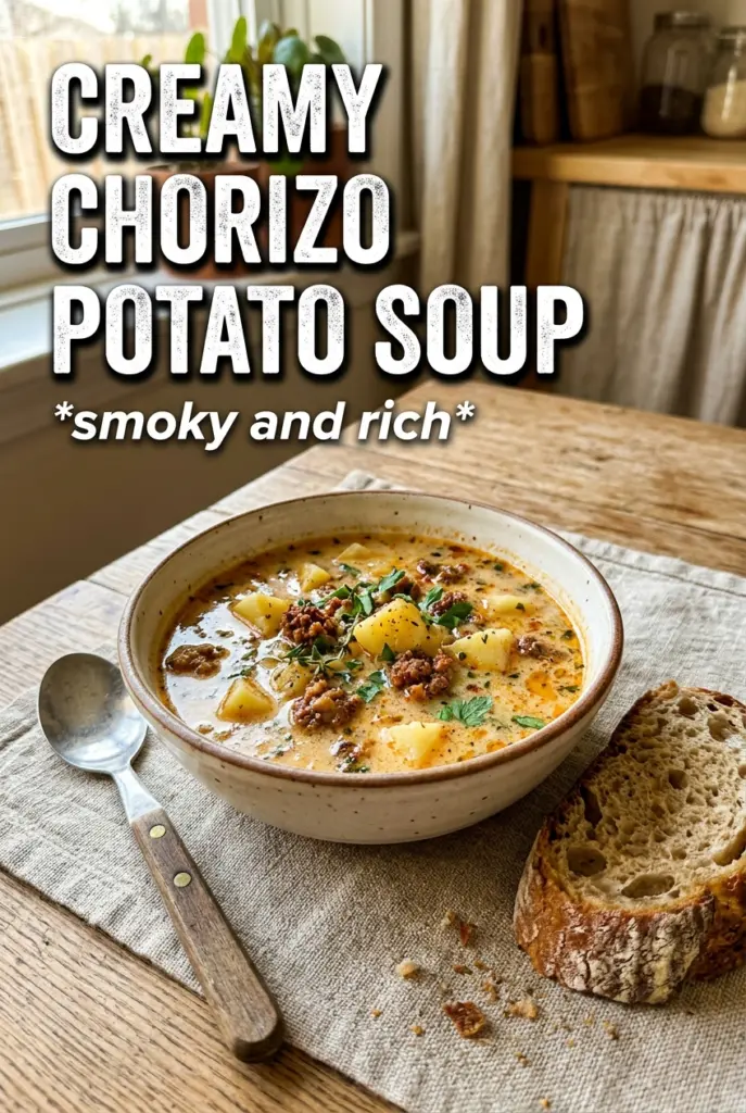 Creamy Chorizo Potato Soup