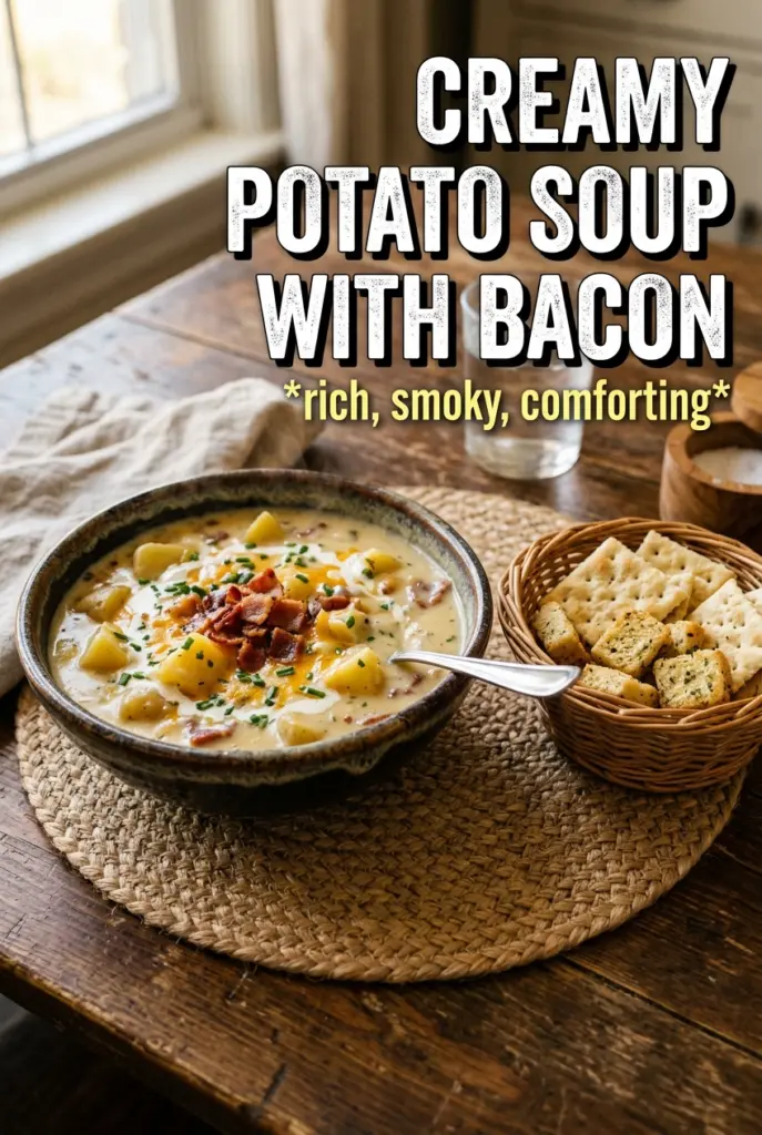 Creamy Potato Soup With Bacon