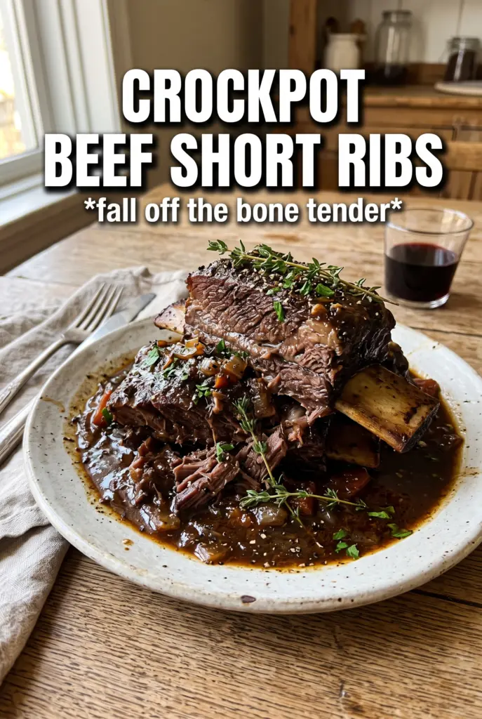 Crockpot Beef Short Ribs
