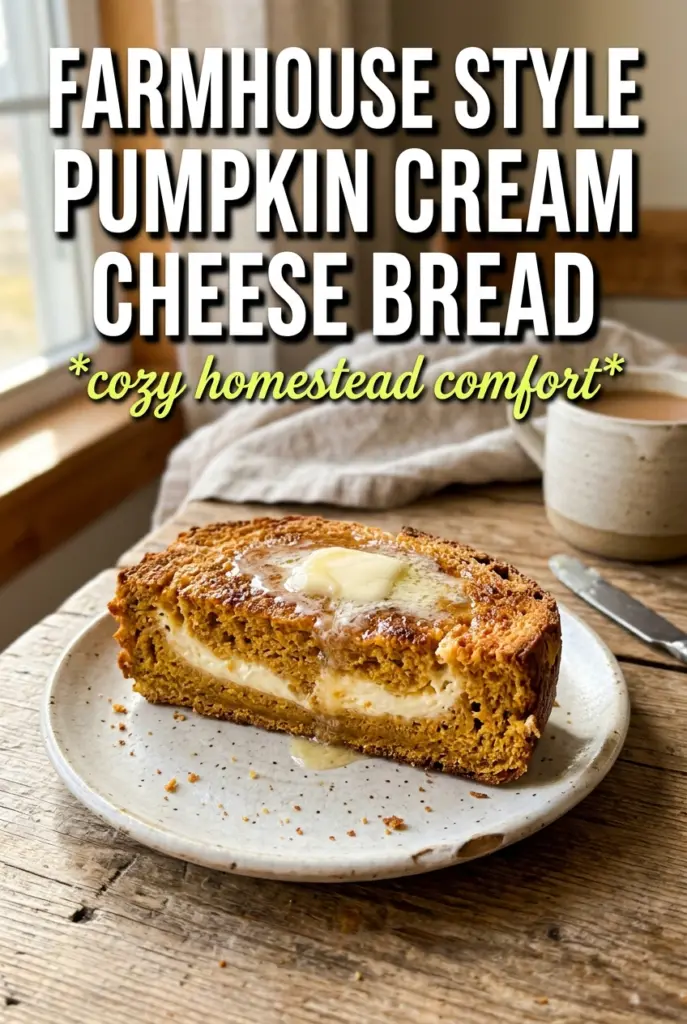 Joanna Gaines Pumpkin Cream Cheese Bread