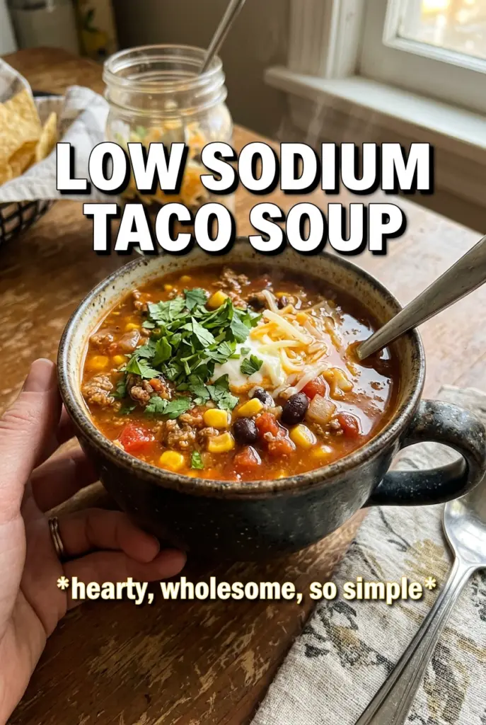 Low Sodium Taco Soup