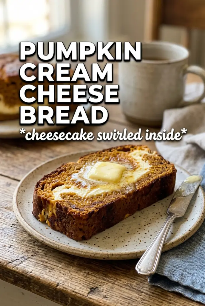 Pumpkin Cream Cheese Bread