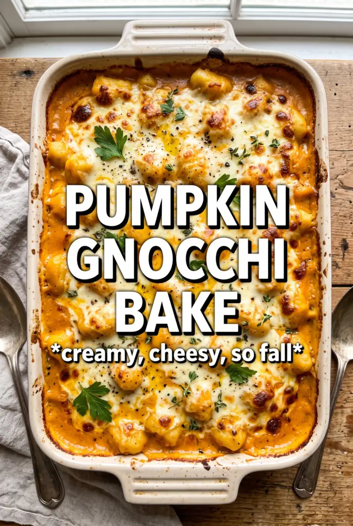 Pumpkin Gnocchi Bake
