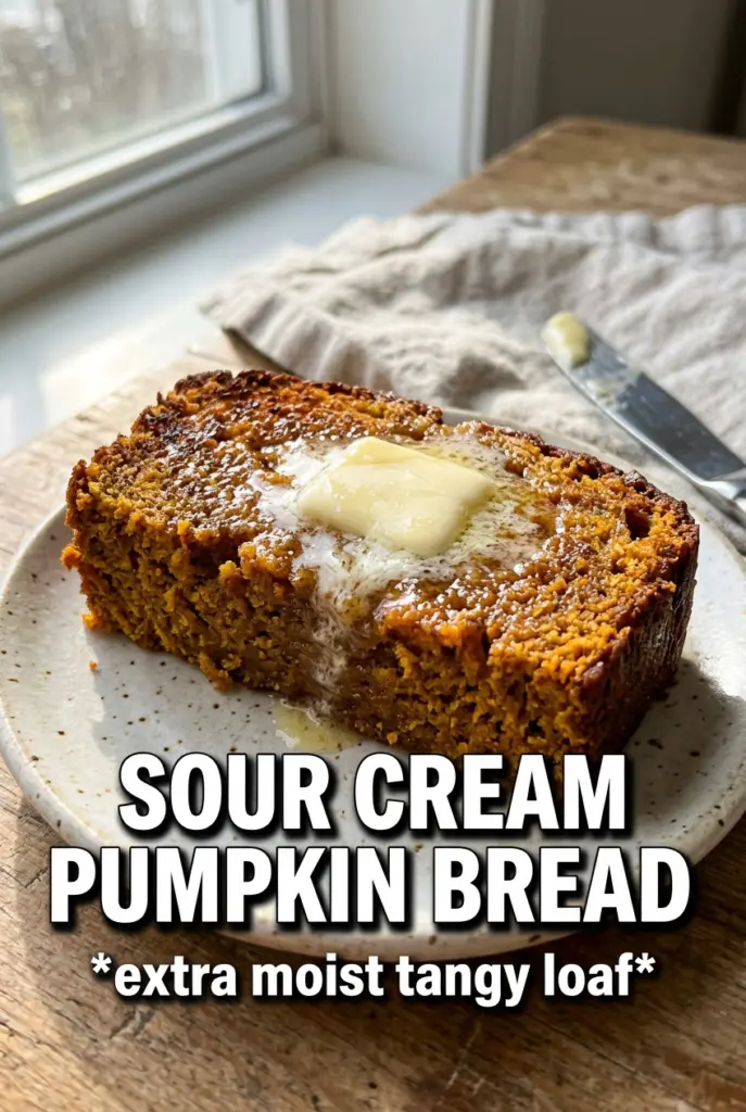 Sour Cream Pumpkin Bread