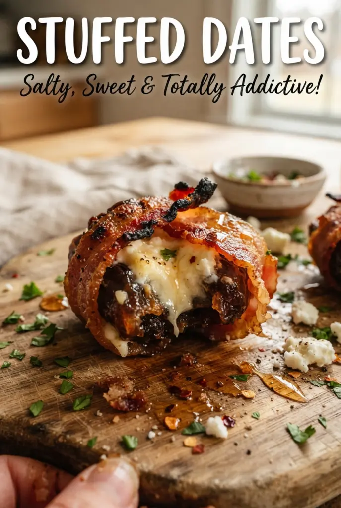 Bacon-Wrapped Stuffed Dates