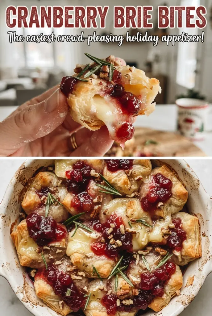Cranberry Brie Bites
