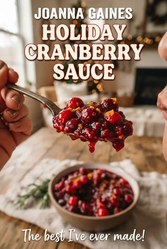 Joanna Gaines Holiday Cranberry Sauce