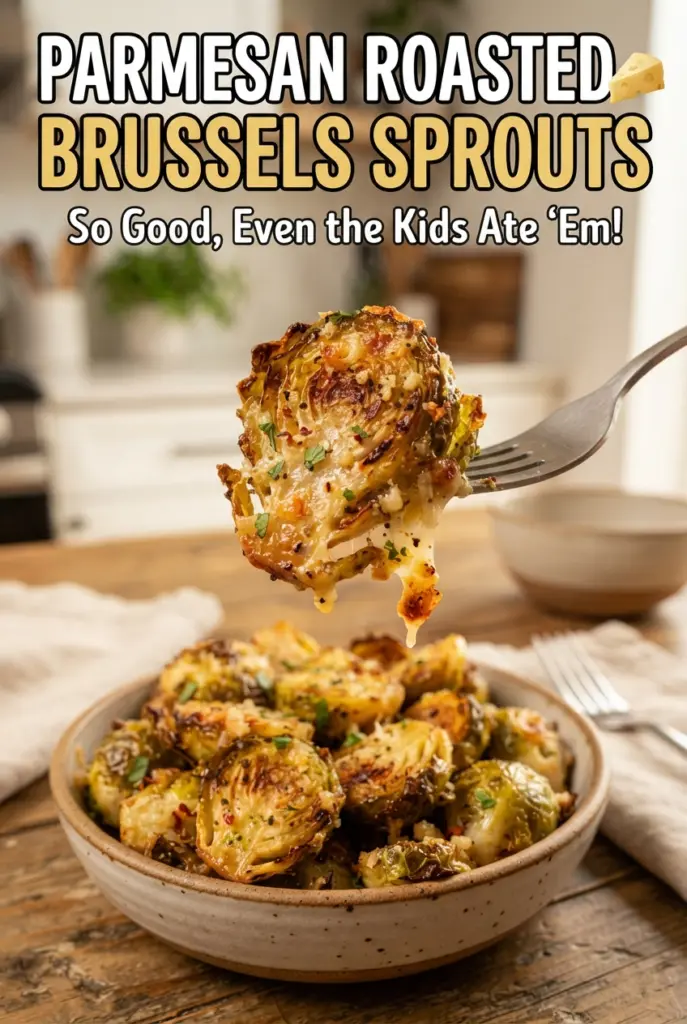 Parmesan Roasted Brussels Sprouts